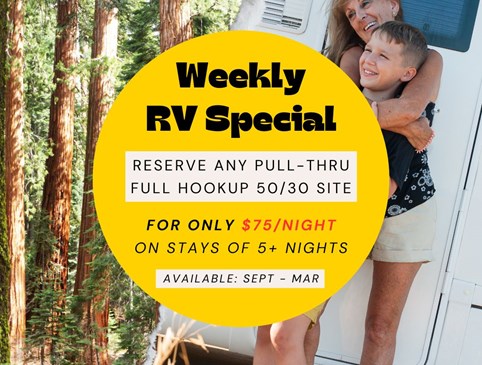 Weekly RV Special Rate (Sept-Mar) Photo