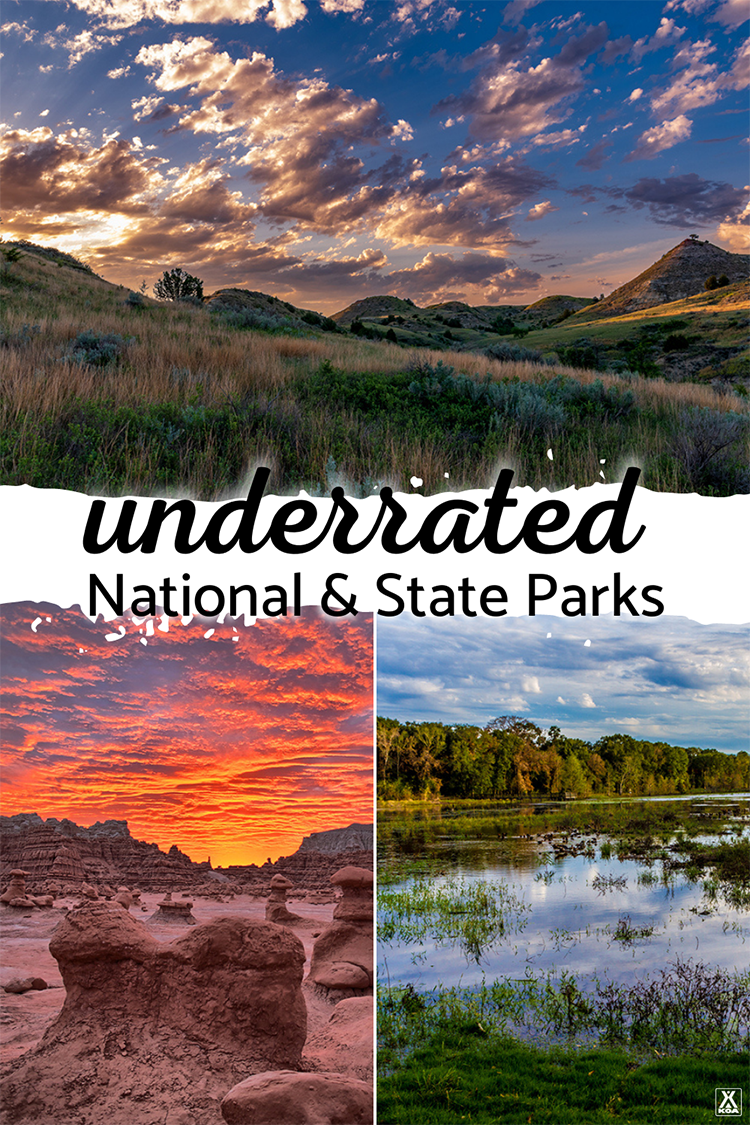 Think you've seen it all when it comes to national and state parks? This list might make you think again! Visit 10 of our favorite underrated national and state parks and plan your next adventure.