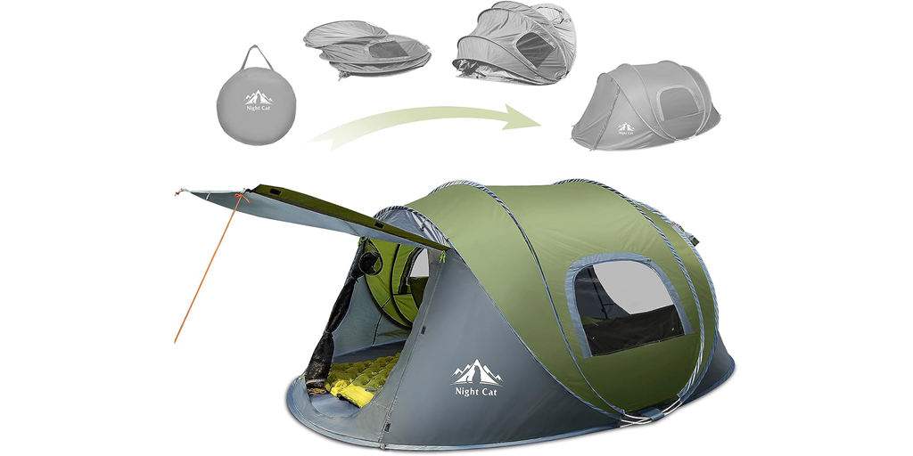 An easy to setup tent.