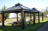 Covered picnic area is great for Group Lunches!