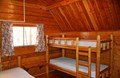 One room camping cabin beds