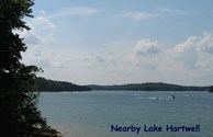 Nearby Lake Hartwell