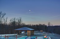 Moon on a Frosty evening