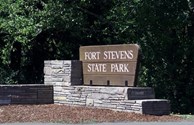 We are located across the street from Ft. Stevens State Park.