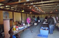 Care Camps Yard Sale in the Pavillion.