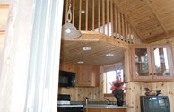 Loft area in kamping lodge