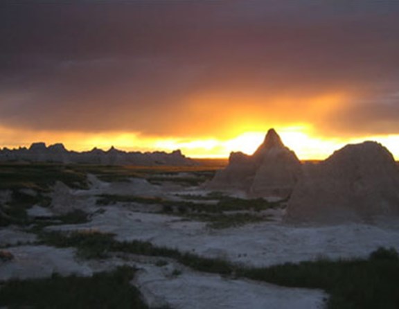 Yet another end to a perfect day in the badlands