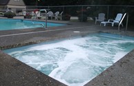 Relax in our 14 foot long hot tub
