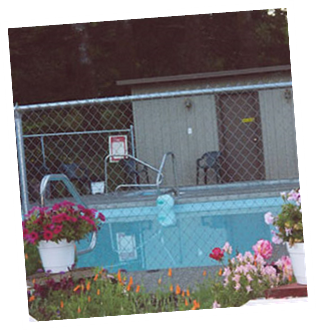 Hundreds of flowers adorn the Campground