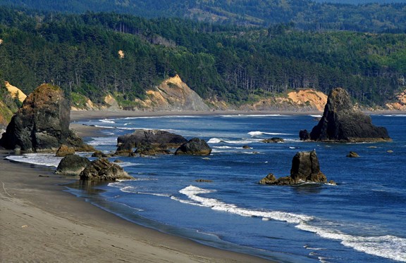 Port Orford beaches
