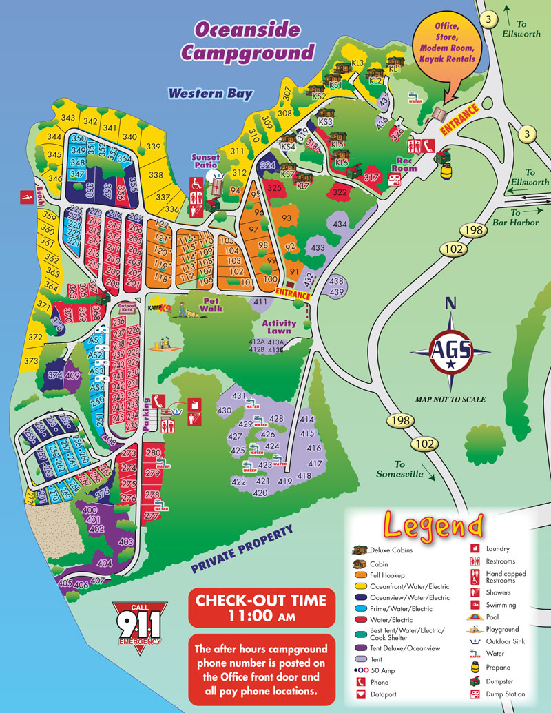 Activities, attractions and events for the Bar Harbor / Oceanside KOA RV Park in Maine