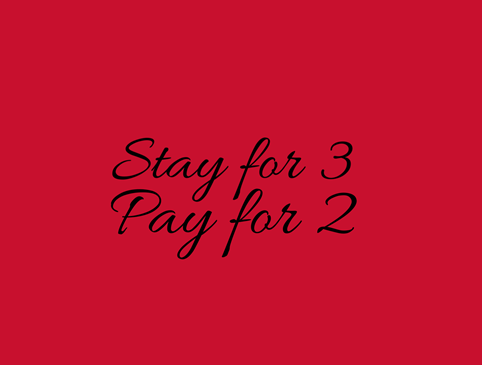 Stay for 3, Pay for 2 Photo