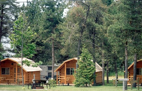 Cozy Camping Cabins at Barrie KOA Campground