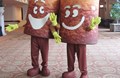Mel and Marsh...yup, these are marshmallow mascots!