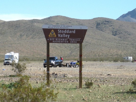 Stoddard Valley Off-Road Vehicle Area