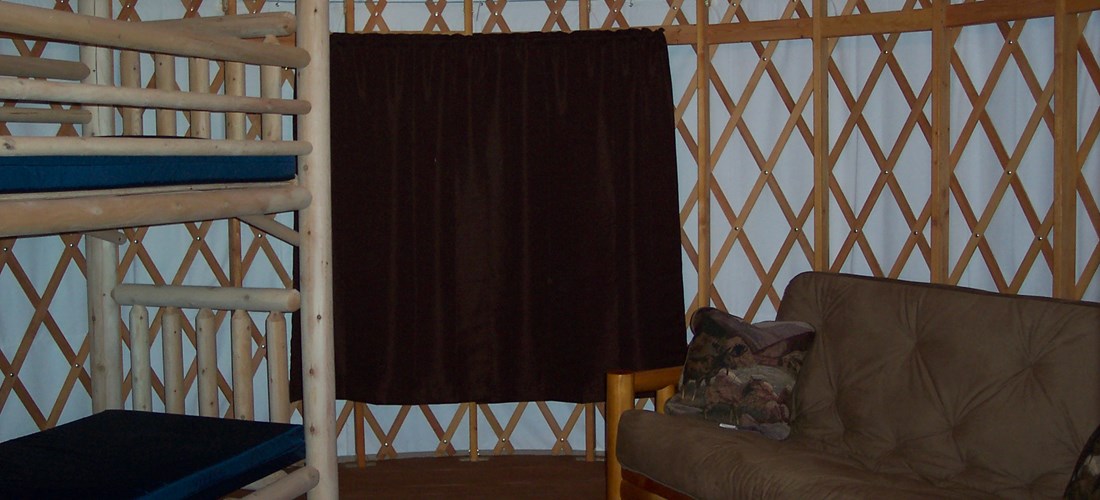 inside of Yurt
