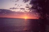 One of our many beautiful sunsets