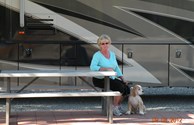 One of our guest's enjoying the campground.