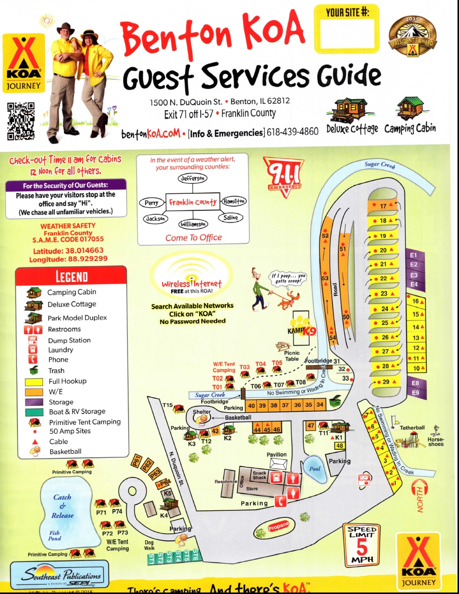 Benton, Illinois Campground Benton KOA