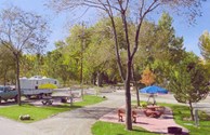 One of our Deluxe Patio Campsites