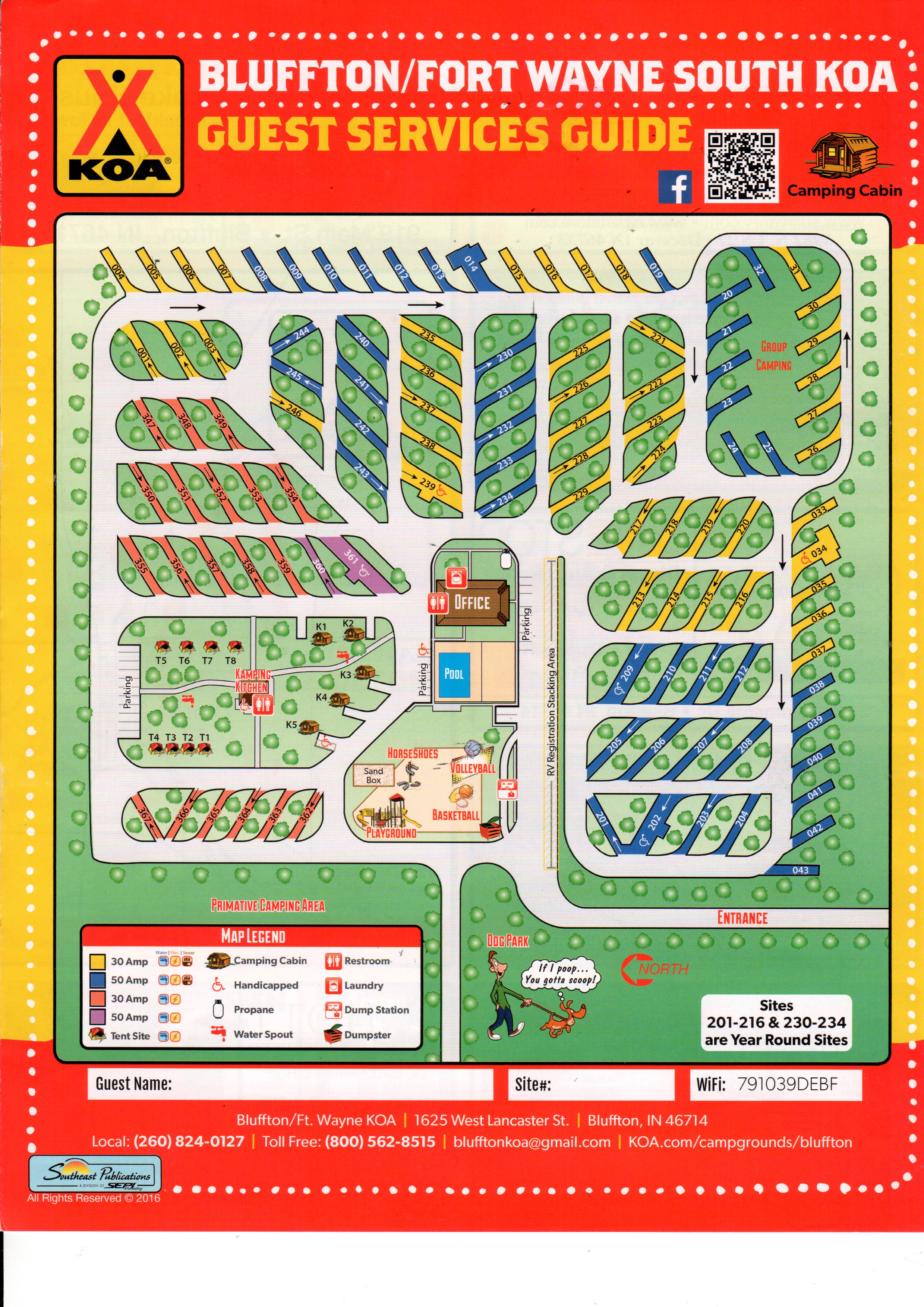 Bluffton, Indiana Campground Bluffton / Fort Wayne South KOA