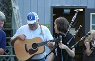 A Bagpipe jam session