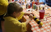 Painting Woolly Worms