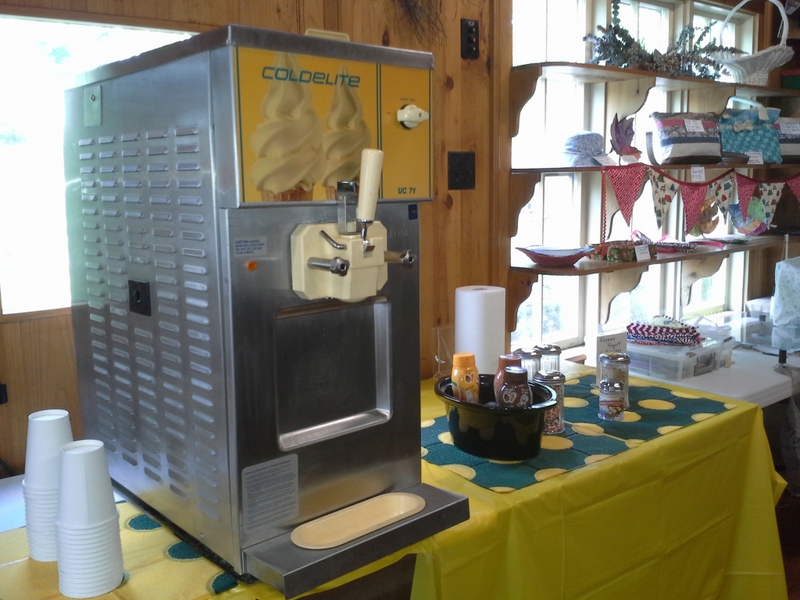 Frozen Yogurt Station w/VT Maple Syrup Food Services for the