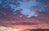 Campground sunset