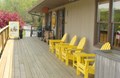 Front porch sitting.