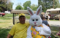 Never to old for the Easter Bunny
