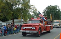 Our Firetruck in the Parade