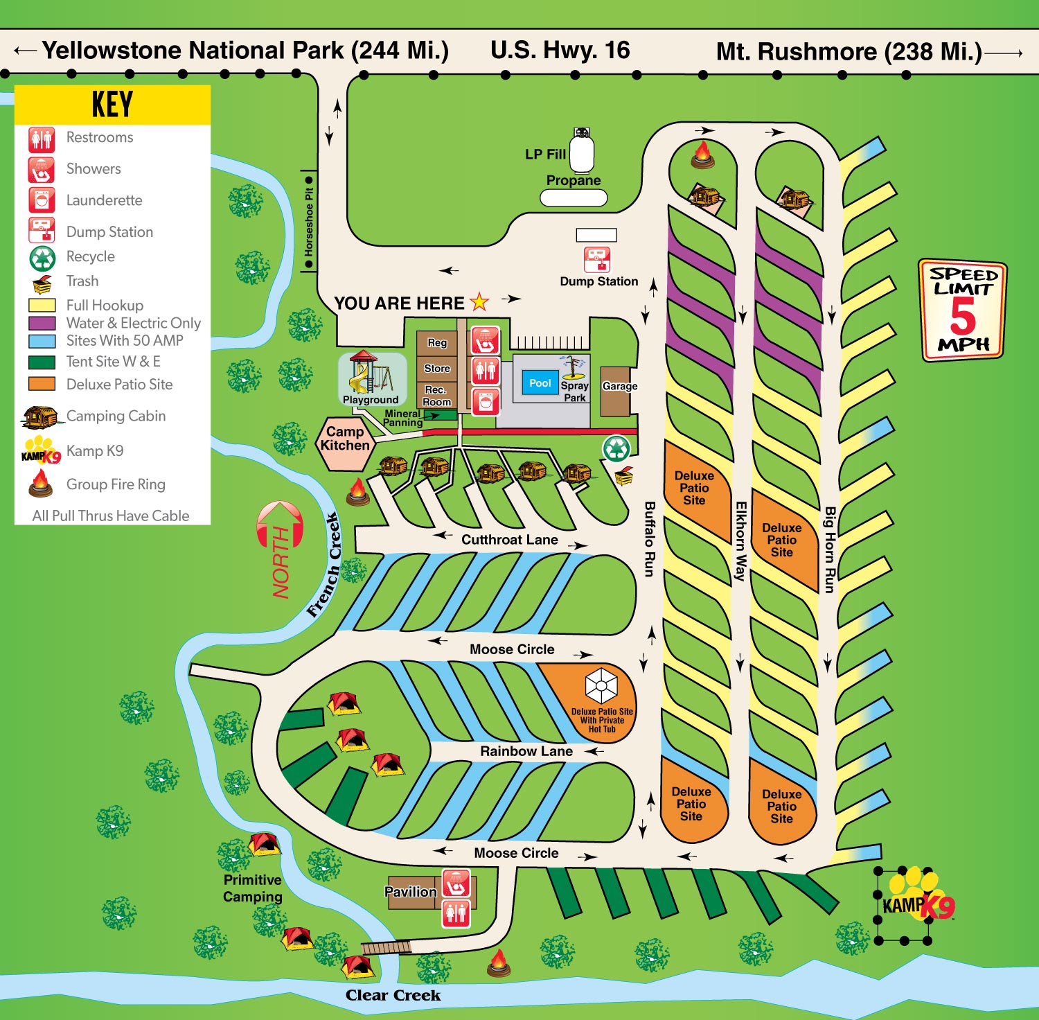Us Map Of Koa Campgrounds Map