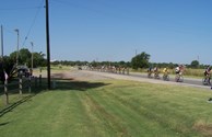Bikers in the Hotter-N-Hell Ride