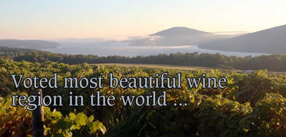 Voted most beautiful wine region in the NE