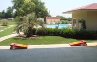Corn Hole Boards In Recreation Area