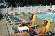 We brought our KOA yellow towels!