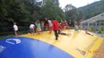 Jumping pillow Photo
