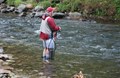 Fishing in the Raven Fork River