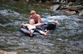 Tubing is fun in the summer