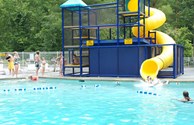 Kids have a great time in our pool