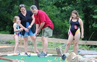 Play a round of mini golf with the family