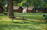 Camping in the sun in the Great Smokey Mountains