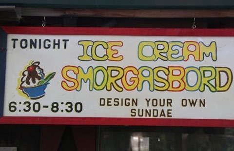 Ice Cream Smorgasbord