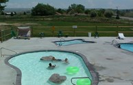 Kiddie Pool and Hot Tub