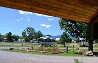 Western view from interior of campground.