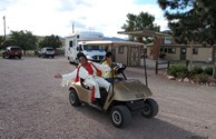 Never Know Who You Will Meet at Co. Springs KOA