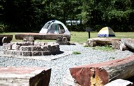Group tent area