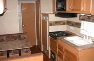 Kitchen Inside Trailer Rentals