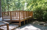 Premier Site - Deck Overlooking Forest